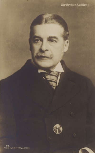 Portrait of Sir Arthur Sullivan by English Photographer